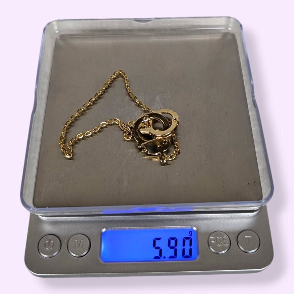 (2/$20) Teeny Gold Tone Handcuff Bracelet - Picture 5 of 5